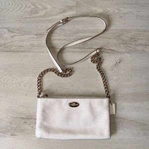 Coach leather messenger bag